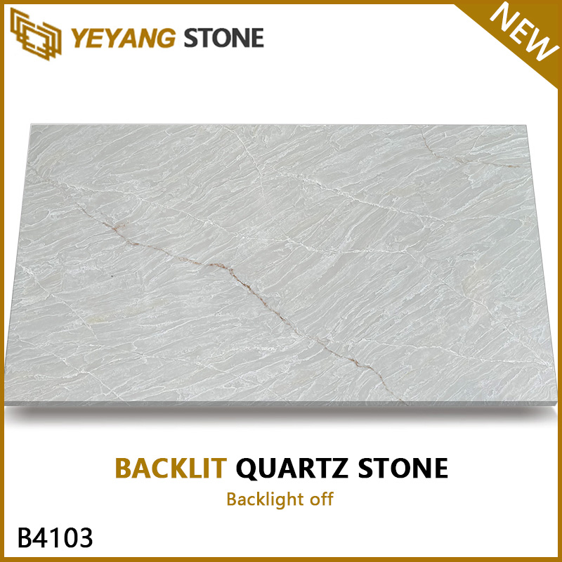Backlit Quartz Slab Price White Backlit Quartz Countertop