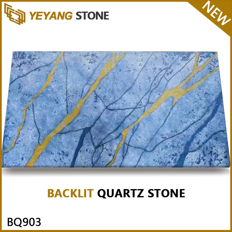 Bold Backlit Quartz Slabs for Backlit Quartz Countertops
