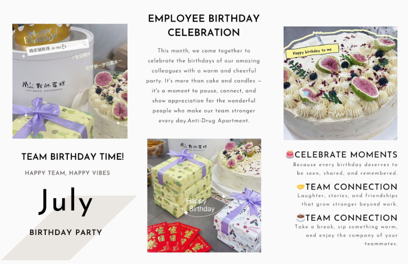 employee birthday celebration