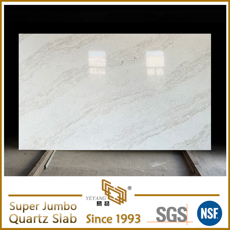 Largest Quartz Size Super Jumbo Quartz Slabs H8015
