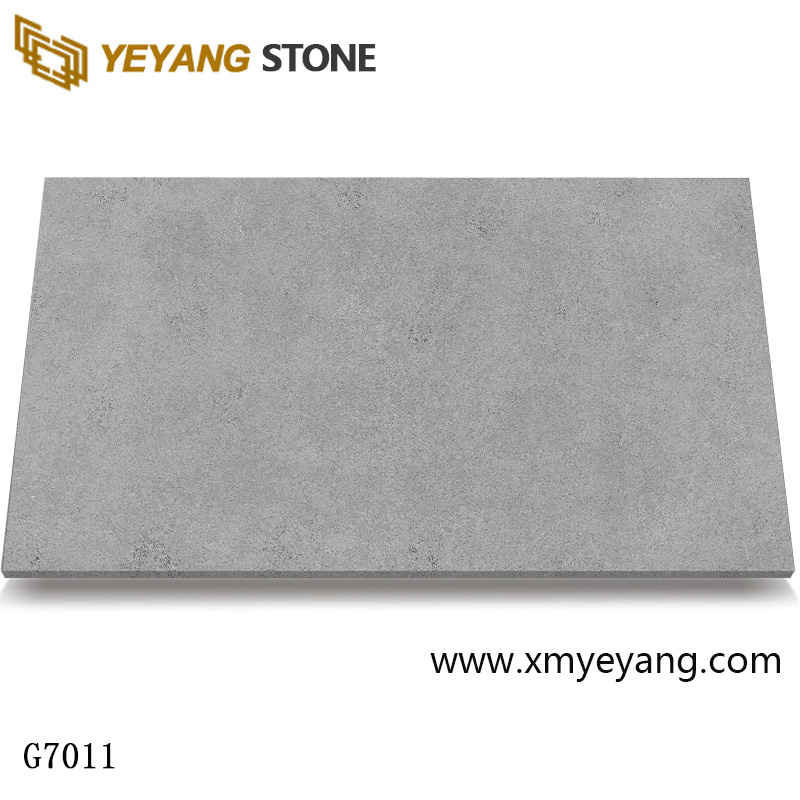 Wholesale Quartz Slabs Grey Engineered Quartz Slabs G7011