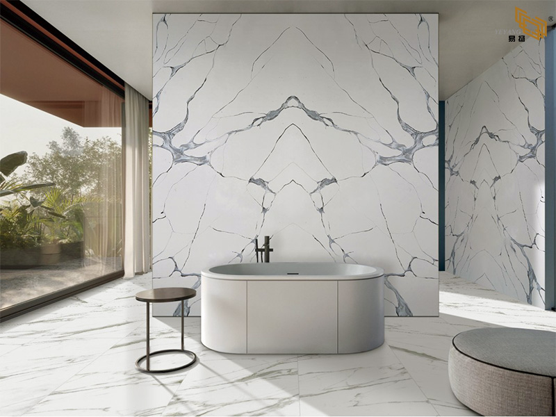 calacatta quartz slab