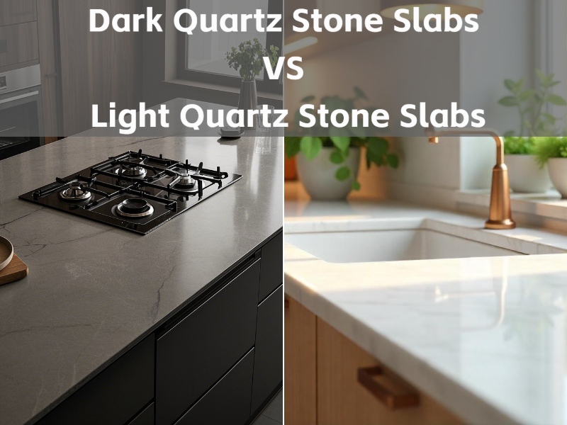 Dark vs. Light Quartz Stone Slabs: Which Color Is Better for Your Quartz Countertop?