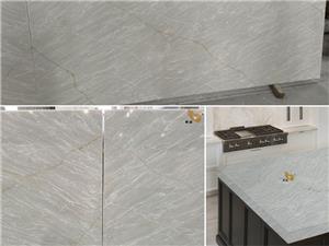 B4103 Translucent Backlit Quartz Slabs Ready for Shipment to Boston, USA