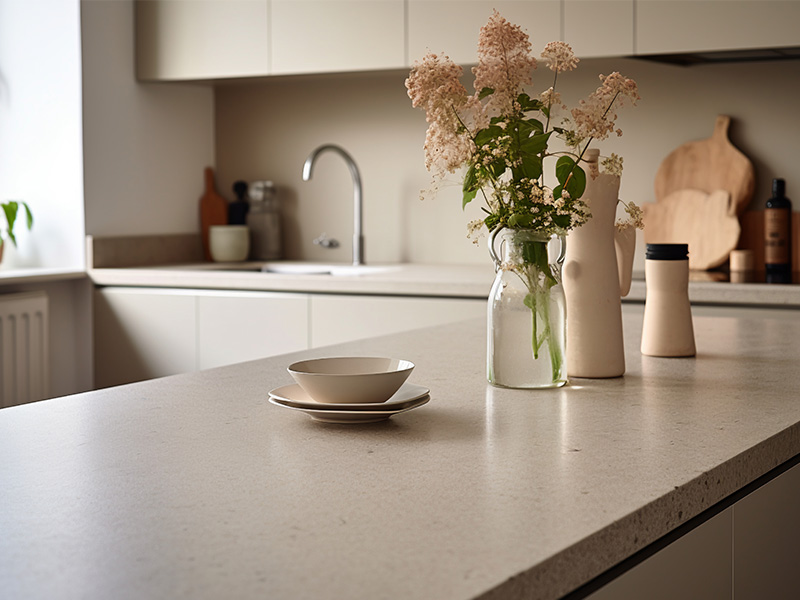 beige quartz countertops