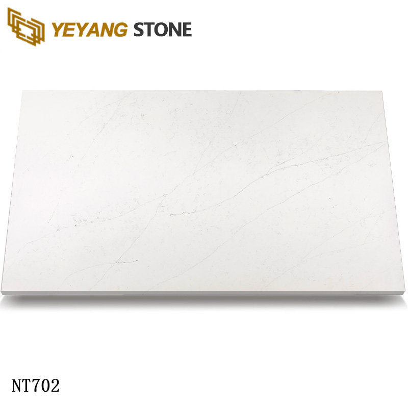 Engineered Quartz Stone Calacatta White Quartz Slabs
