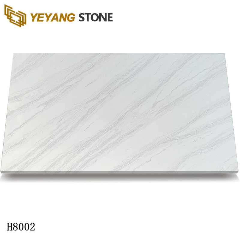 Engineered Quartz Stone Calacatta White Quartz Slabs