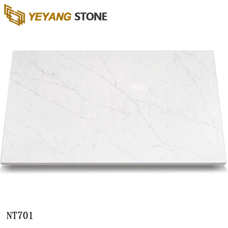 Engineered Quartz Stone Calacatta White Quartz Slabs