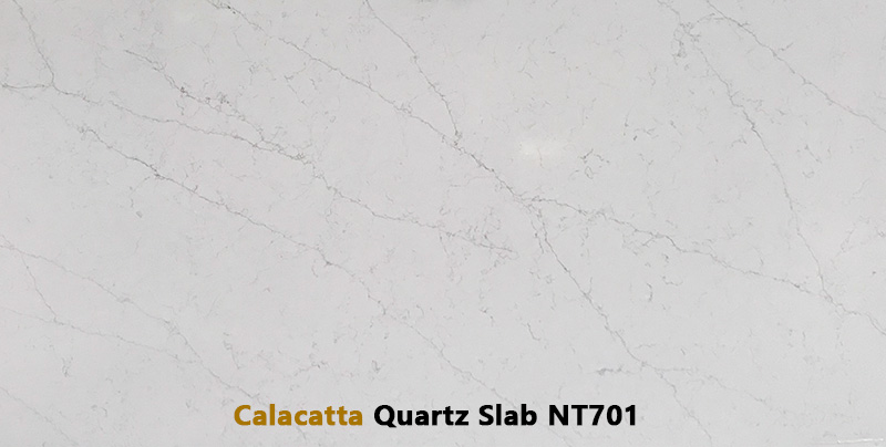 Marble-look quartz