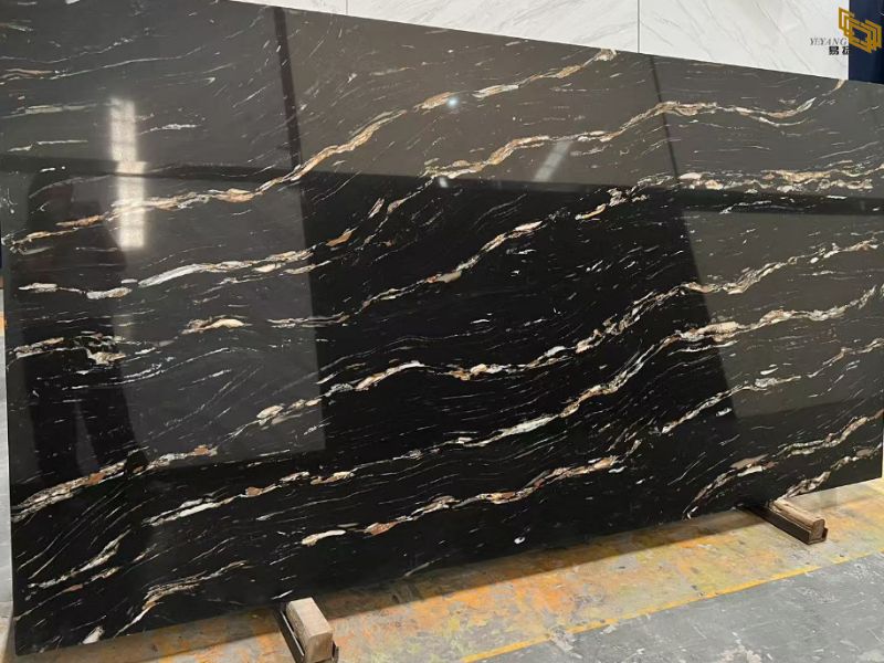 black quartz slabs