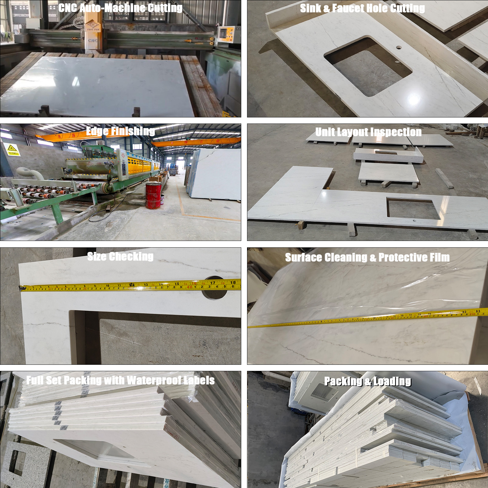 quartz kitchen countertop