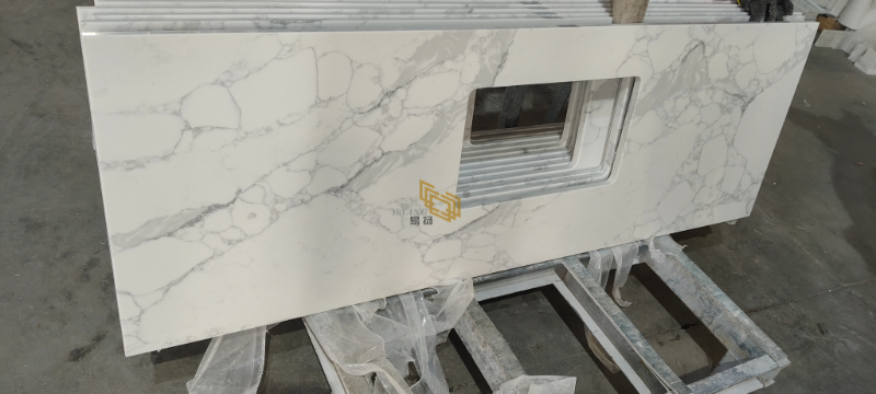 statuario white quartz