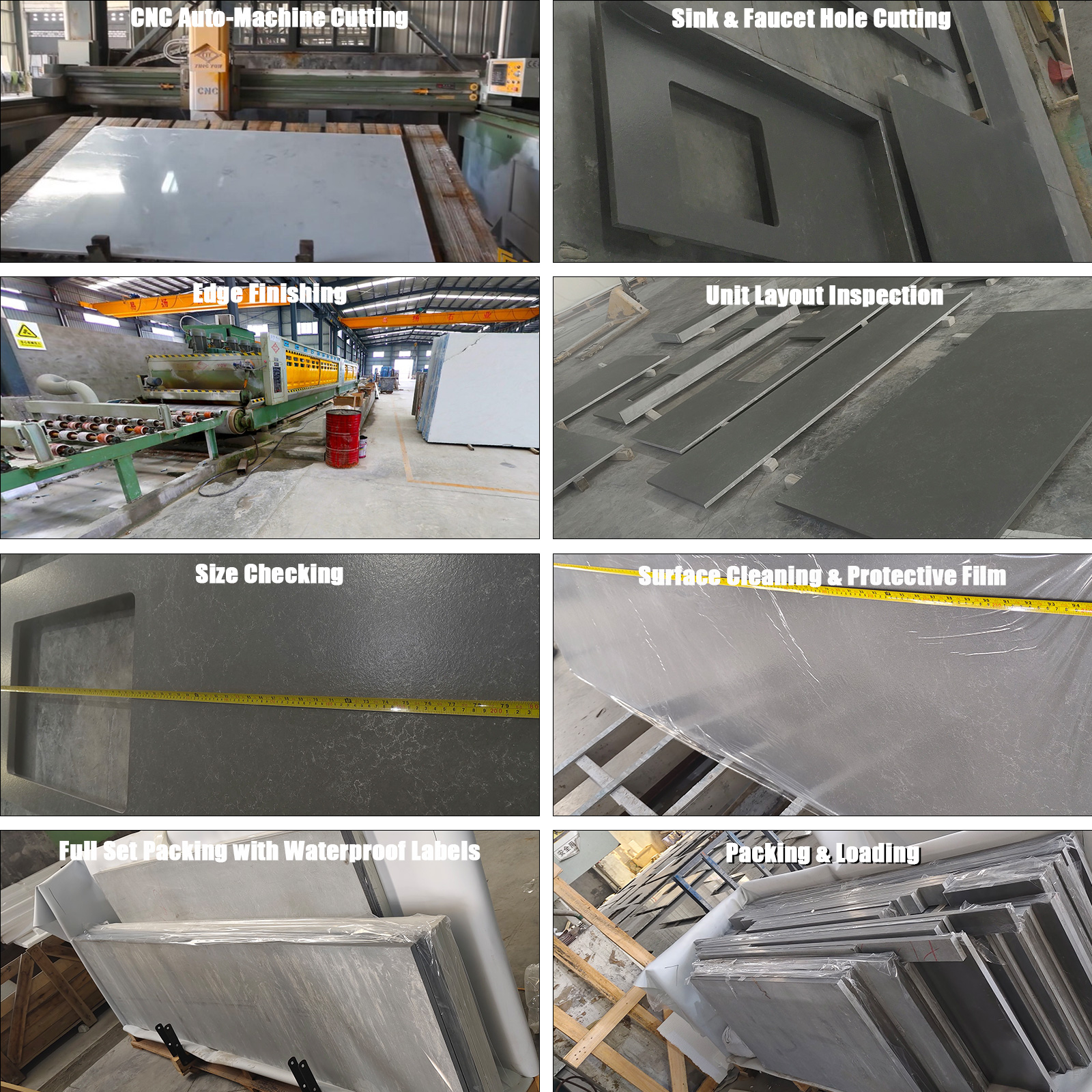 quartz kitchen countertop