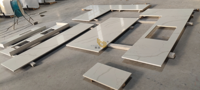 Calacatta white quartz