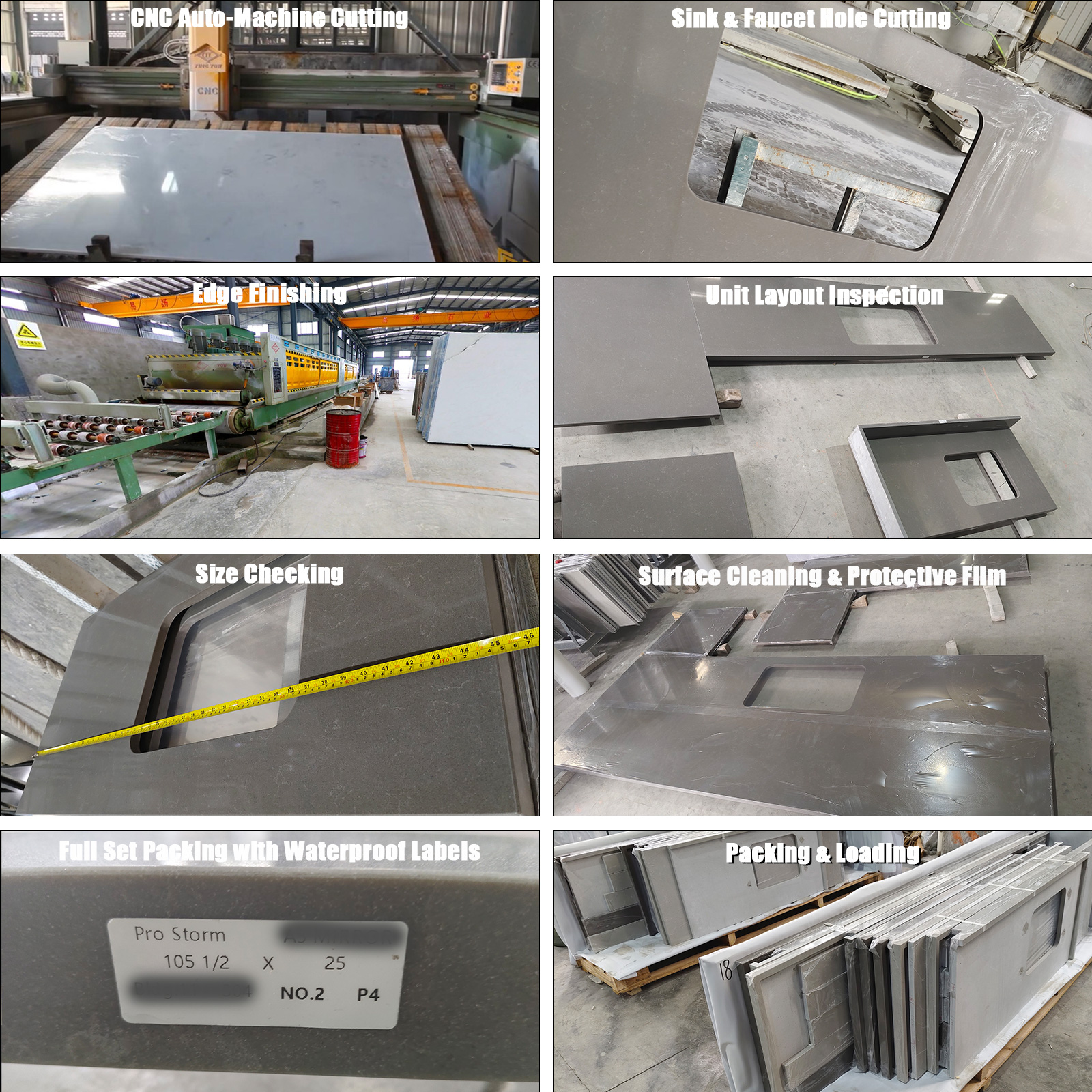 quartz kitchen countertop