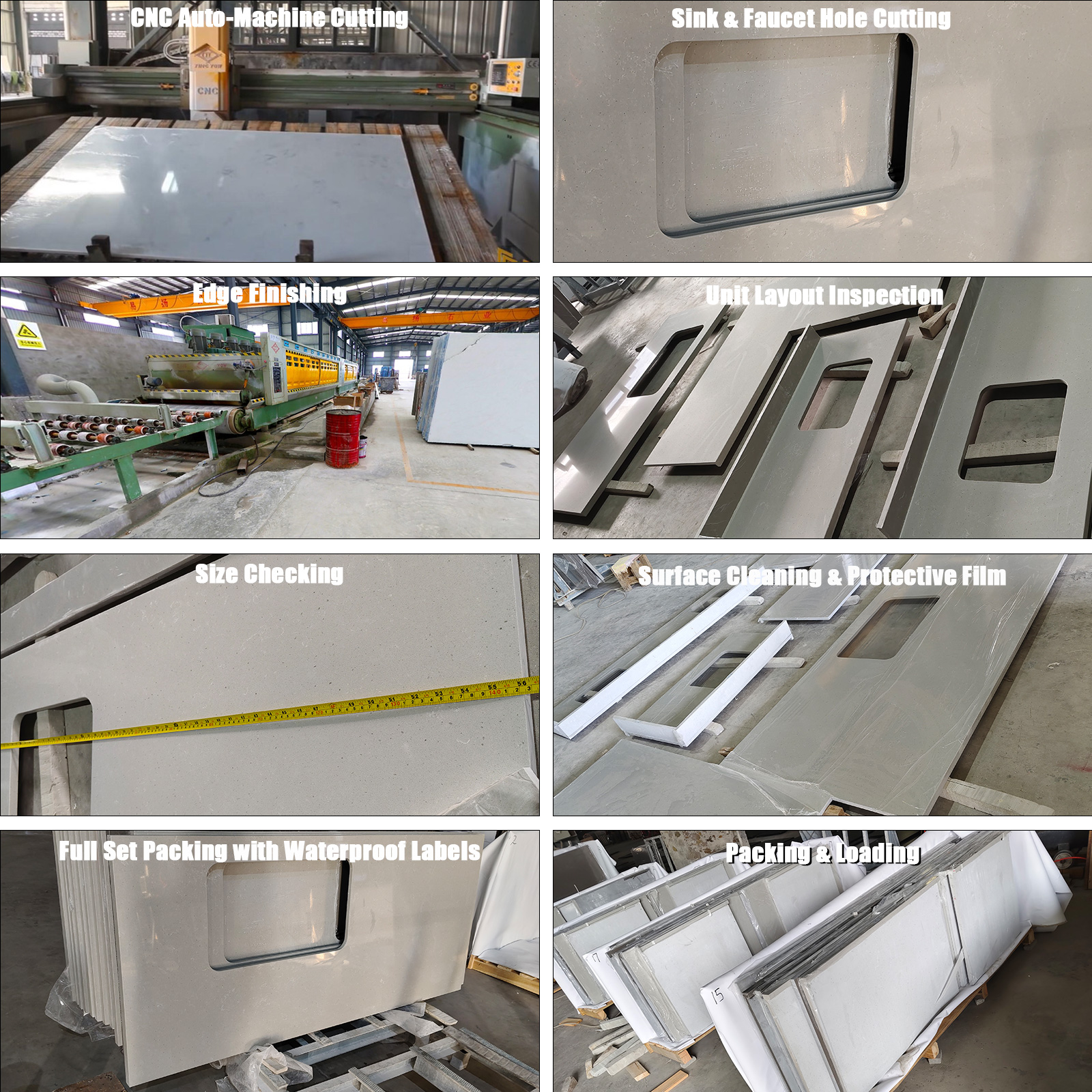 quartz kitchen countertop