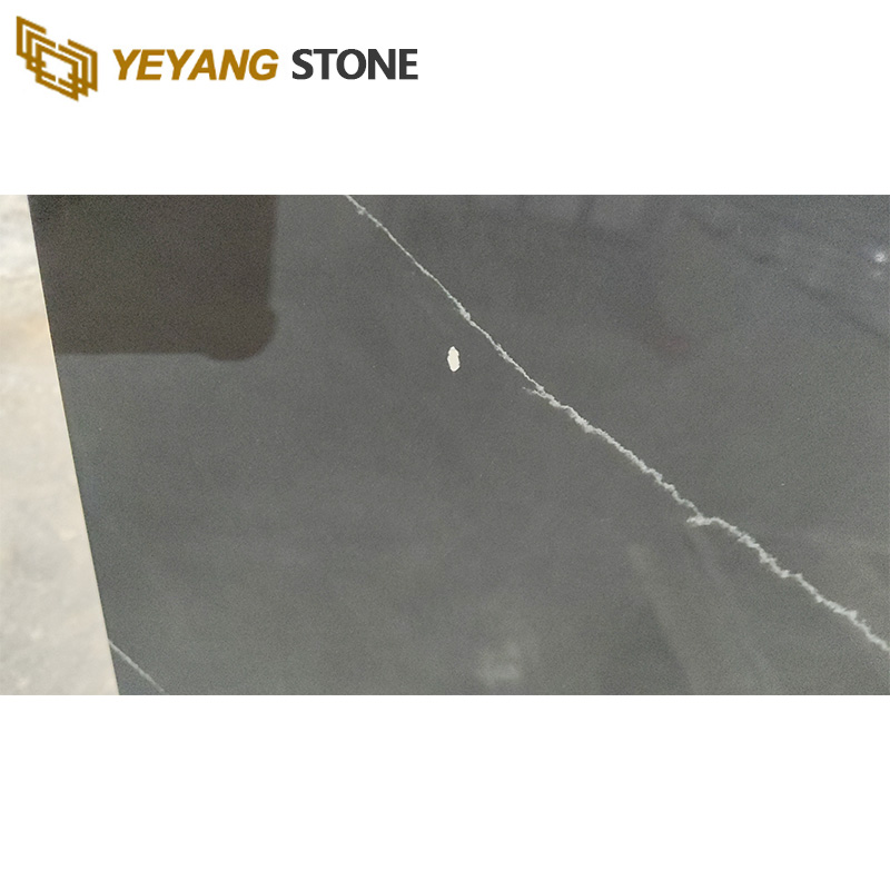 Black Soapstone Quartz Bathroom Vanity Tops for Engineered Project