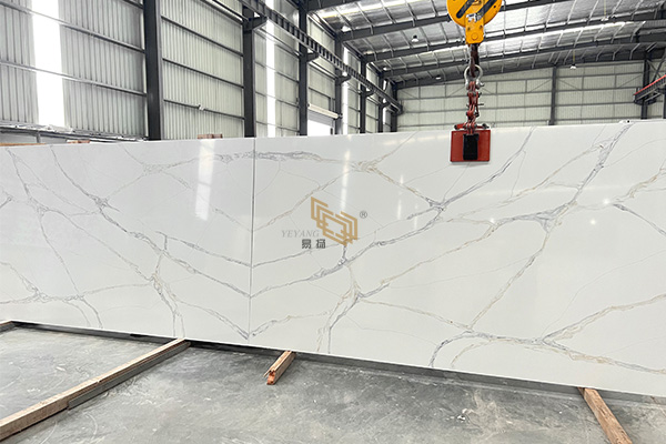 Китай Калакатта Белый кварцевый камень Серый цвет Калакатта НТ442, производитель