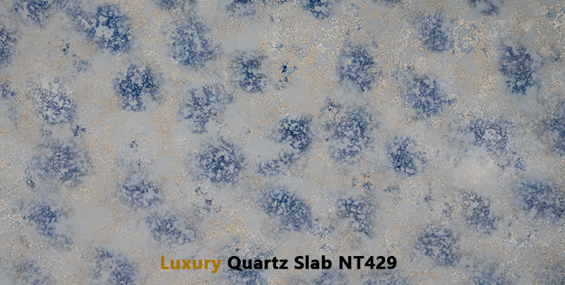 Starlit Night Blue Quartz Surface Luxury Quartz Stone Slabs