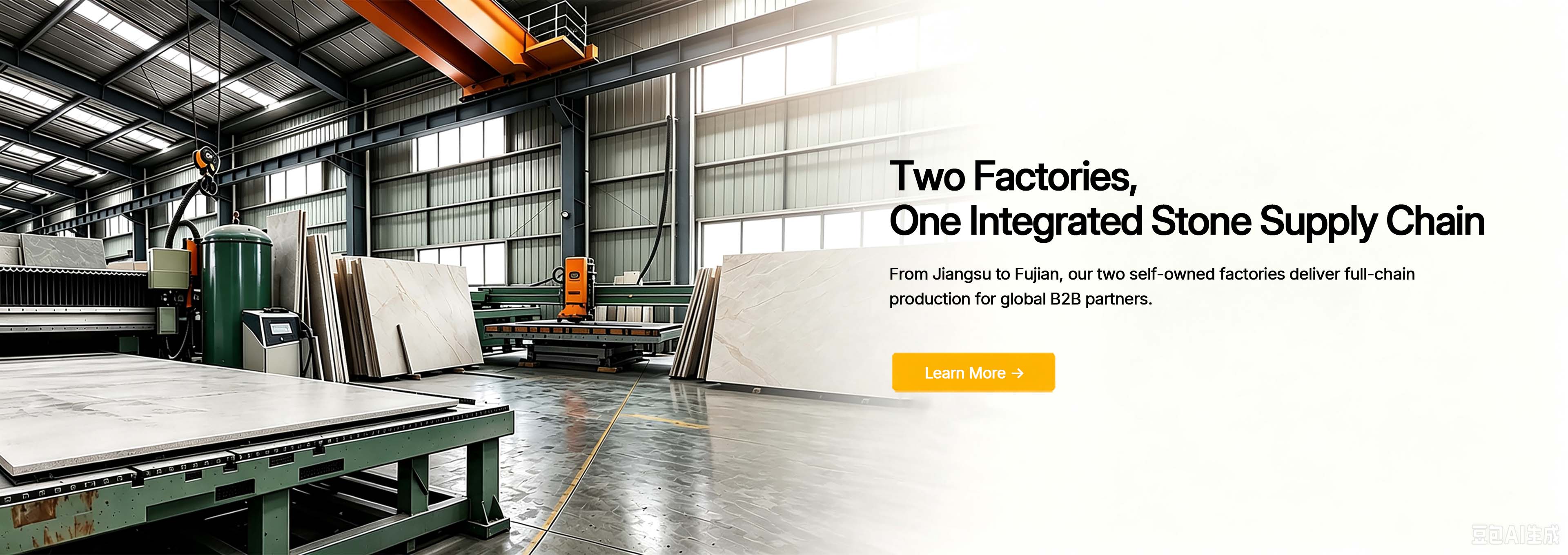 Two Factories, One Integrated Stone Supply Chain