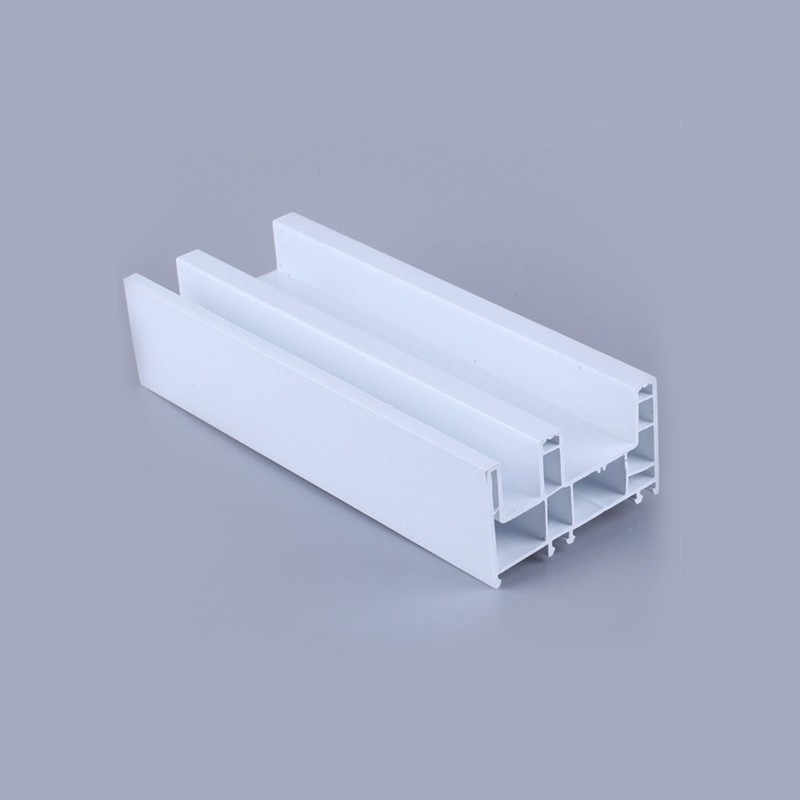 80mm一体式框架UPVC推拉窗型材