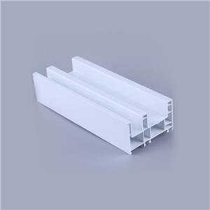 80mm一体式框架UPVC推拉窗型材