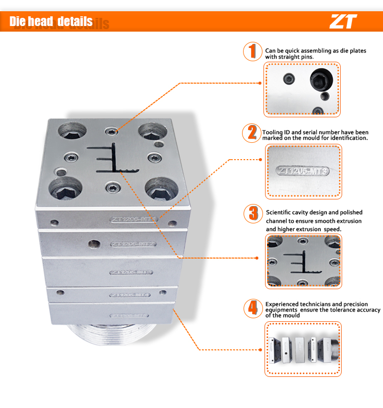 PP HDPE Profile Extrusion Mold