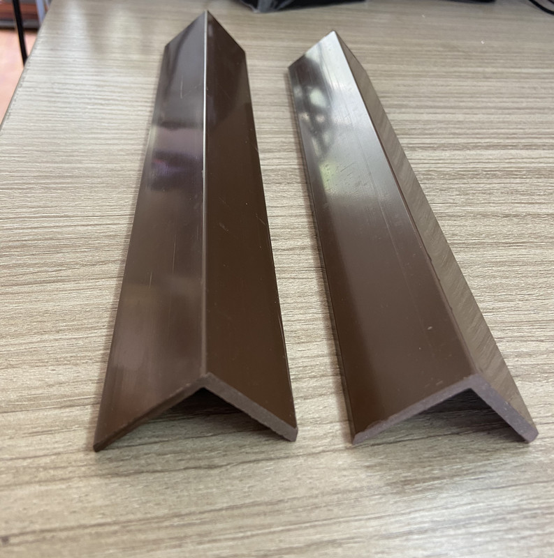 PE WPC Skirting Profile Extrusion Mold Testing Video