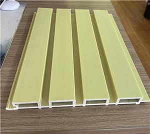 Co-ex wpc wall Panel Profile Extrusion Mold Testing Video