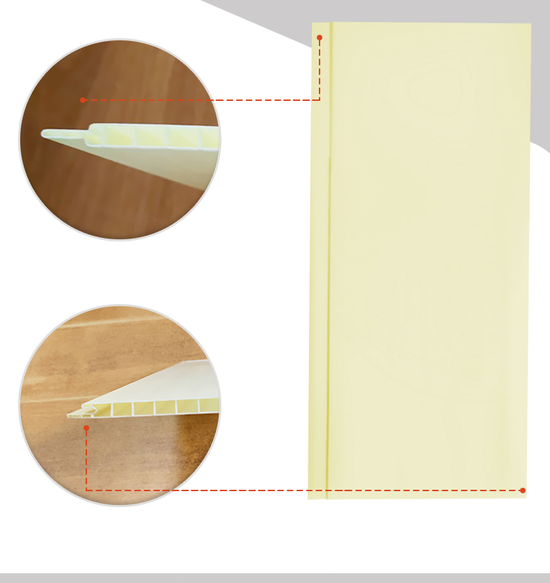 PVC interlocking ceiling plastic profile