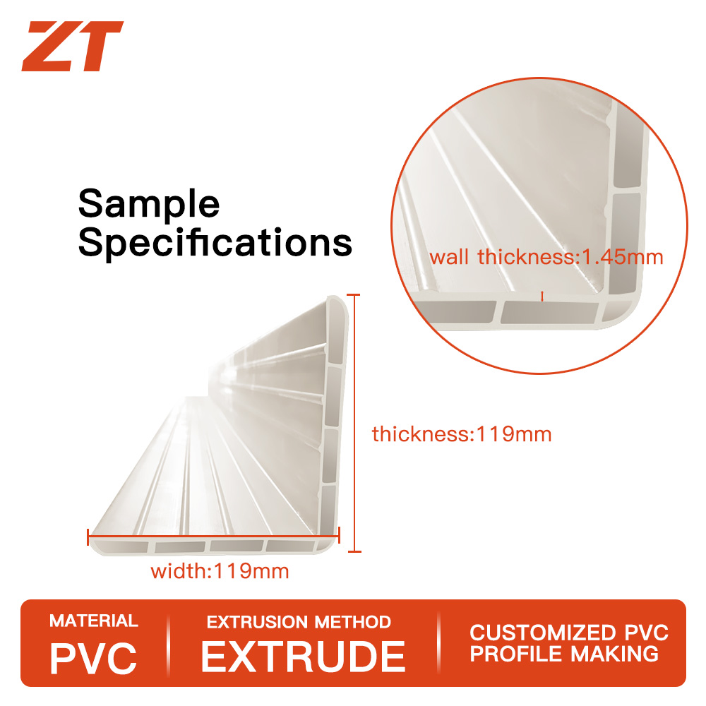 PVC packaging plastic profiles