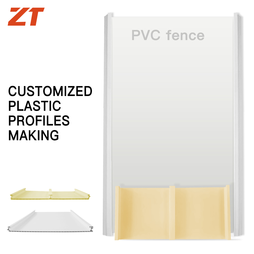 PVC fence plastic profiles