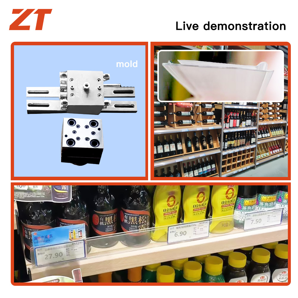 PVC PVC price tag card plastic profiles