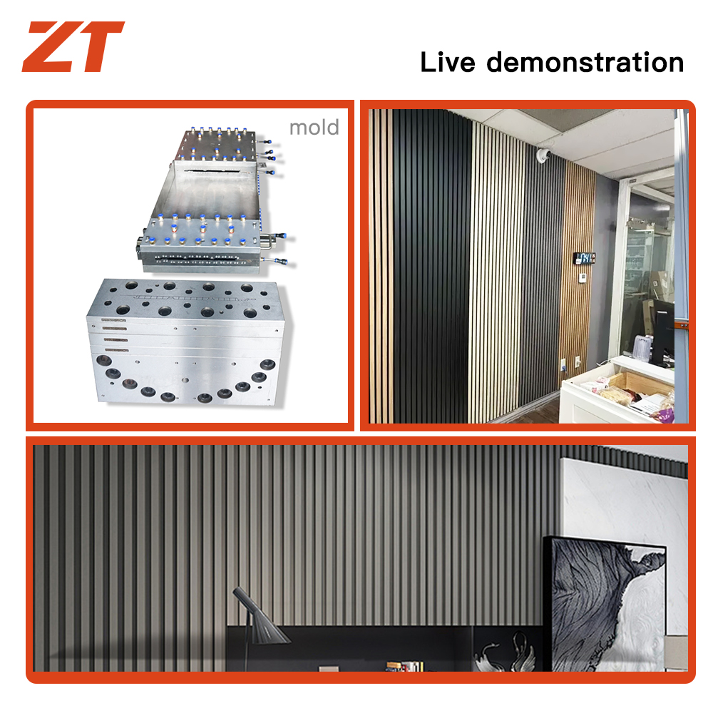 PVC tongue and groove system panel plastic profile