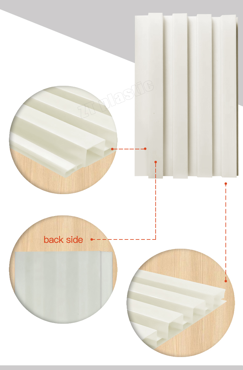 PVC tongue and groove system panel plastic profile