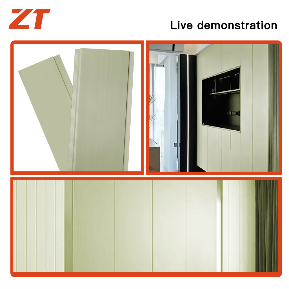 PVC interlocking wall panel plastic profile