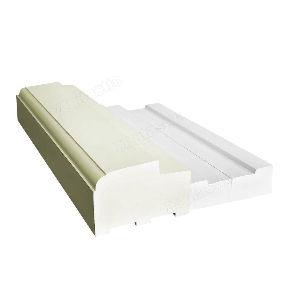 PVC solid door frame plastic profile