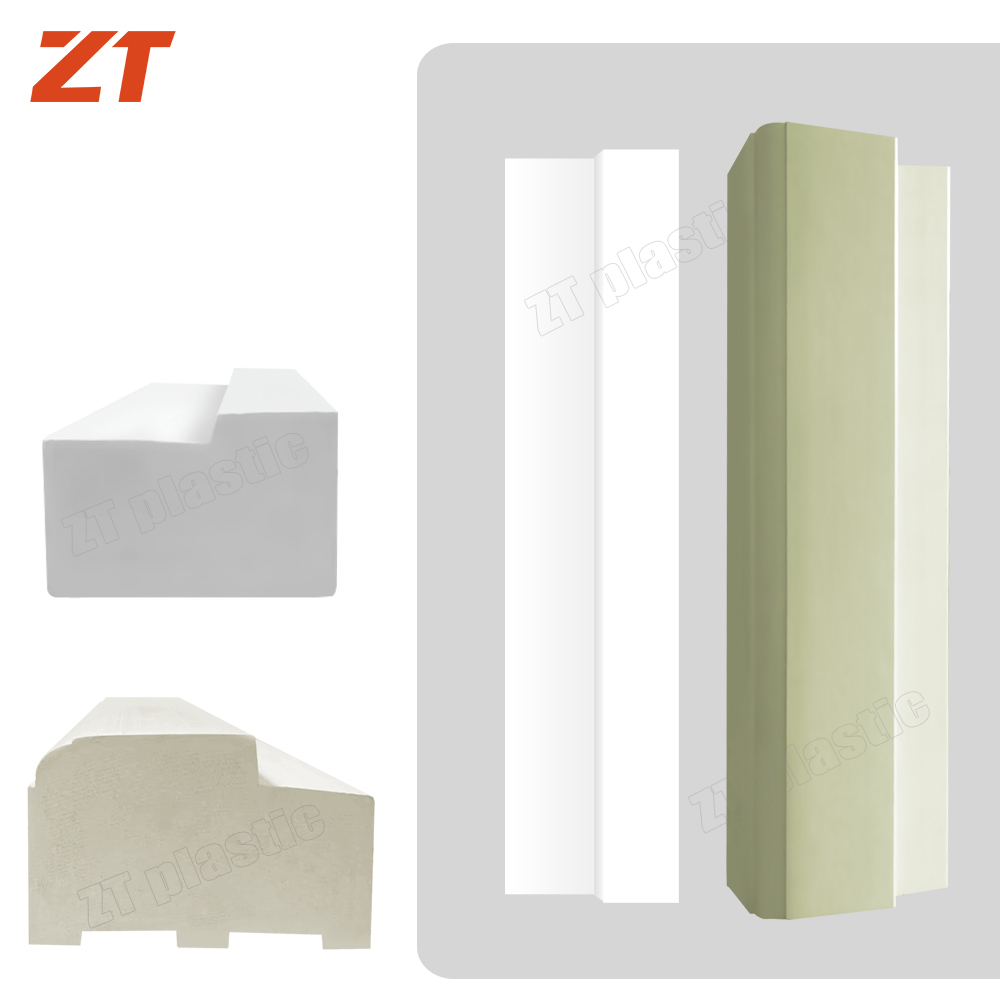 PVC solid door frame plastic profile