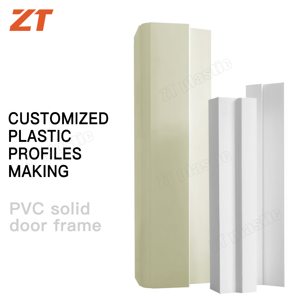 PVC solid door frame plastic profile