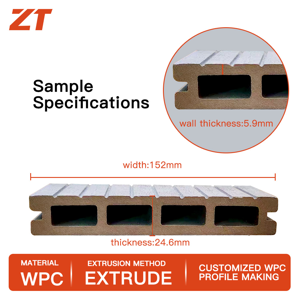 WPC floor board plastic profiles