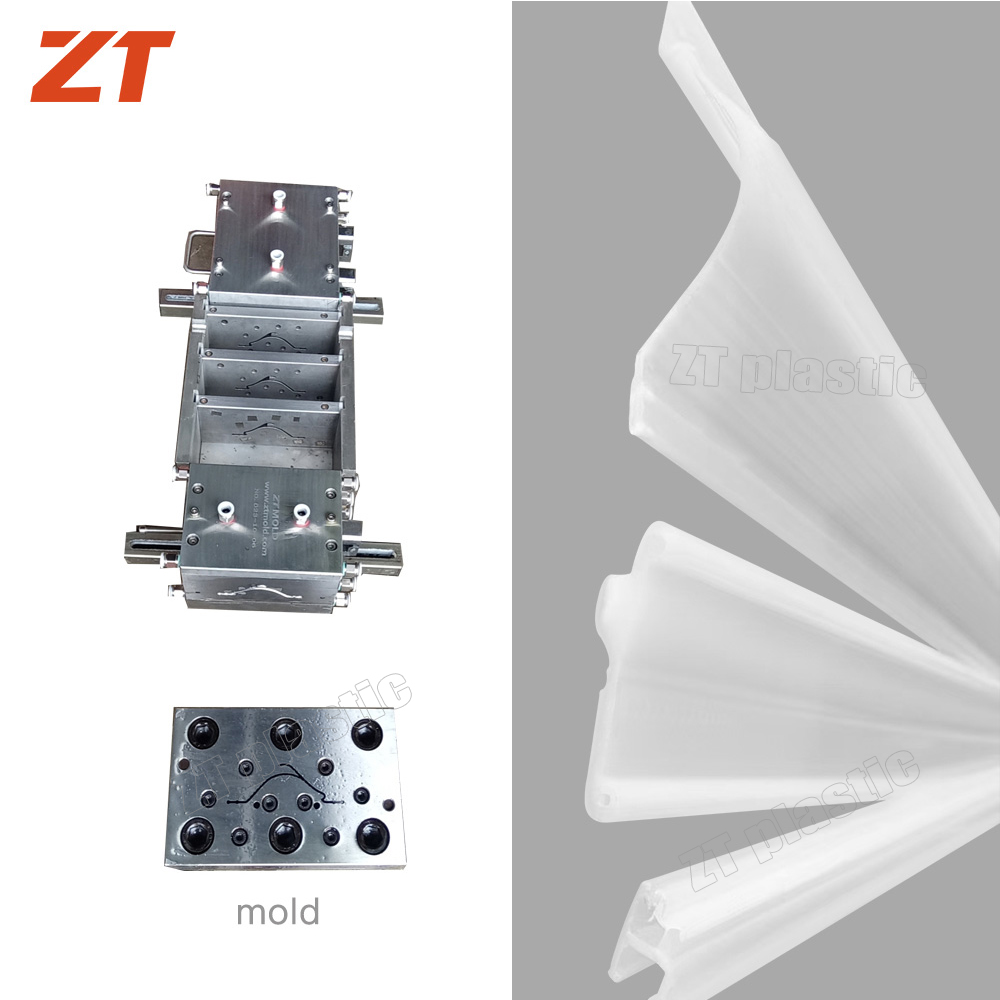 PP industrial plastic profiles