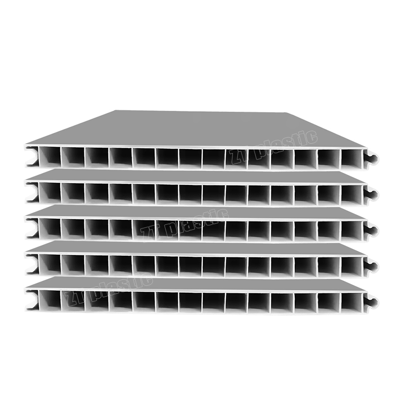 PVC outdoor fence wall panel plastic profiles