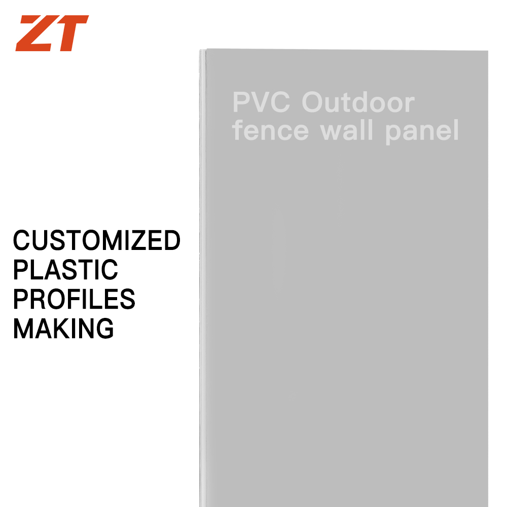 PVC outdoor fence wall panel plastic profiles