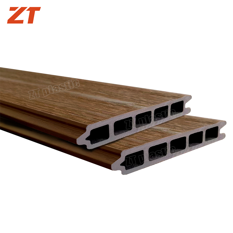 WPC Wood-Plastic Composites wood grain outdoor fence plastic profile