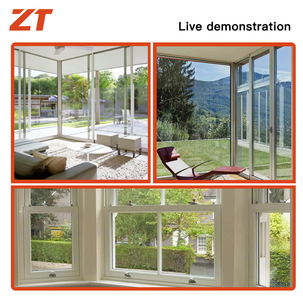 PVC door and window frame plastic profiles