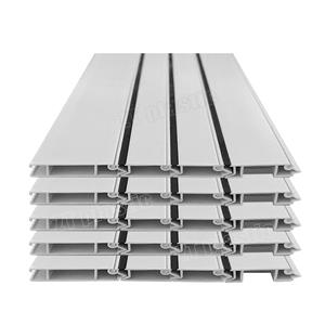 PVC black and white roller shutter door plastic profiles