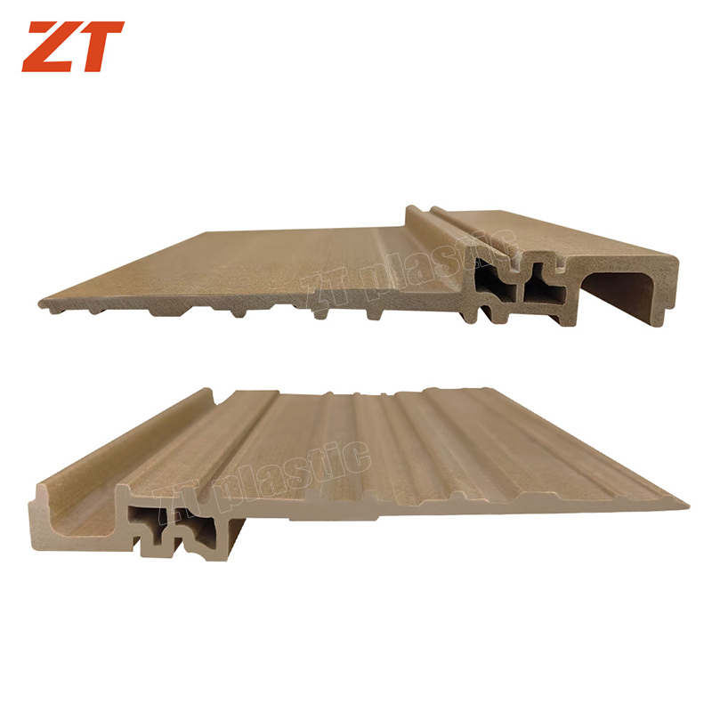 WPC door frame Hard PVC rice husk rice husk plastic profiles