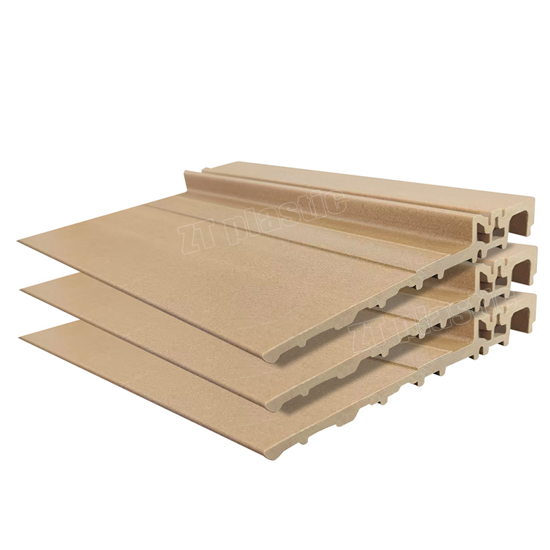 WPC door frame Hard PVC rice husk rice husk plastic profiles