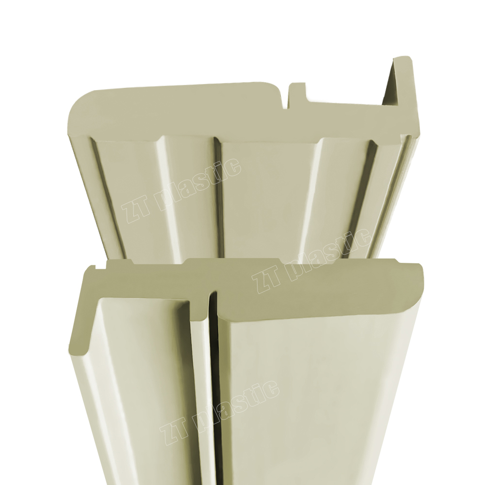 PVC solid door frame plastic profiles