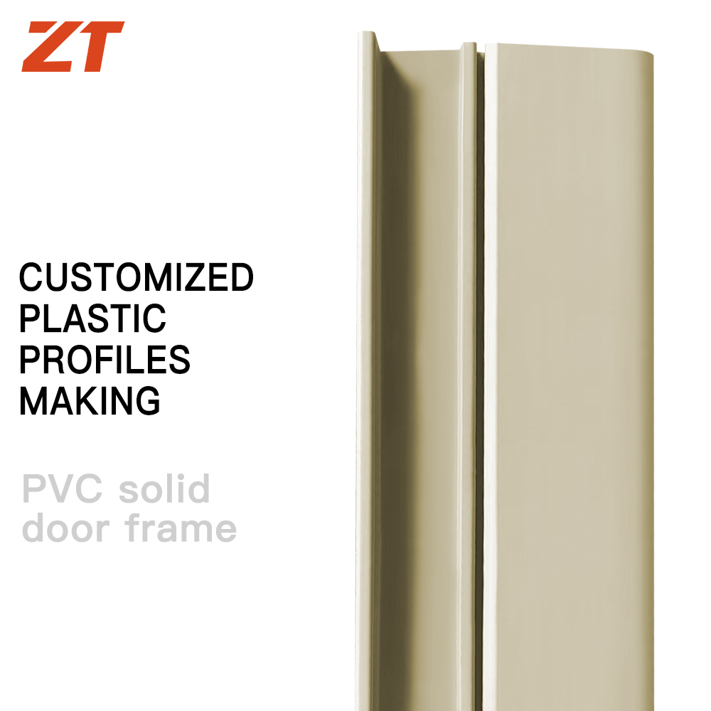 PVC solid door frame plastic profiles